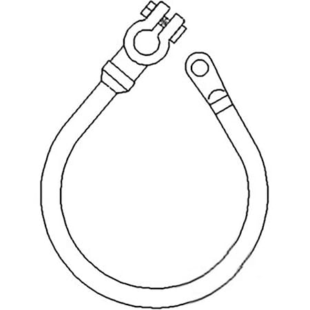 Aftermarket Starter to Battery Cable Fits Ford 9N and 2N Tractors 21" 9N14300C